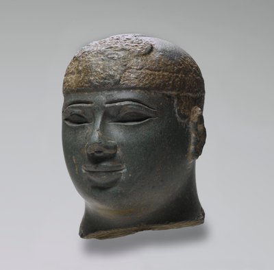 Hoofd van een Kushitische heerser door Egyptian 25th Dynasty
