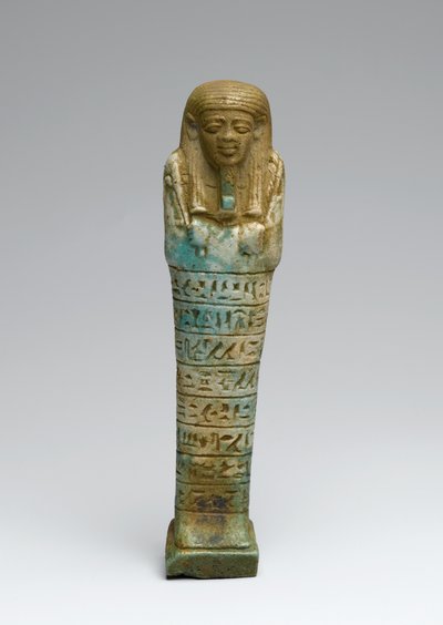 Shabti van Psamtek, mogelijk uit Giza, Late Koninkrijk door Egyptian 26th Dynasty