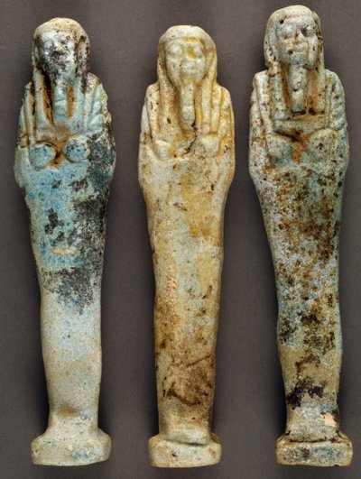 Ushabti (kleine beelden), Tombe van Ba Disit, Tombe van de Gouverneur, Sheik Souby, Bahariya Oase, Gizeh, Egypte door Egyptian 26th Dynasty