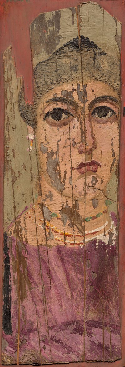 Portret van een Vrouw door Egyptian 2nd Century