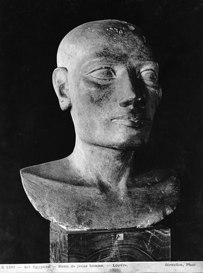 Hoofd van een man, Salts Head door Egyptian 4th Dynasty