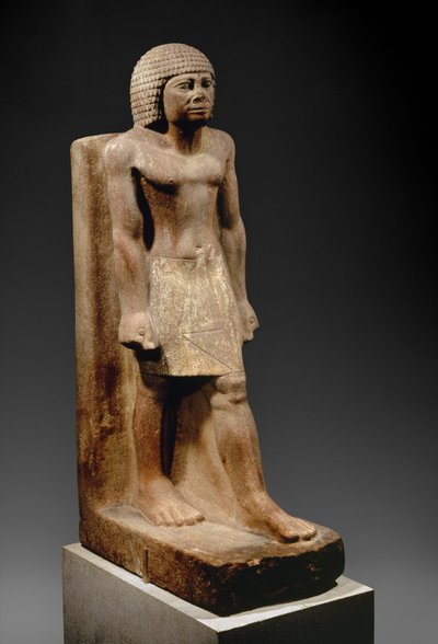 Strijdende figuur, ca. 2575-2465 v.Chr. door Egyptian 4th Dynasty