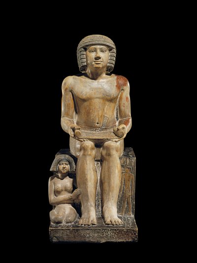 Standbeeld voor de Inspecteur van de Schrijvers Sekhemka, c.2400-2300 v.Chr. door Egyptian 5th Dynasty