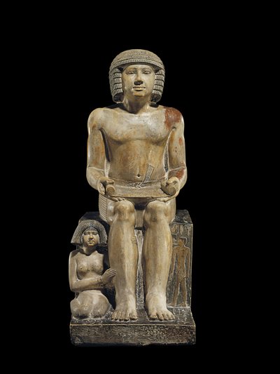Standbeeld voor de Inspecteur van de Schrijvers Sekhemka, ca. 2400-2300 v.Chr. door Egyptian 5th Dynasty