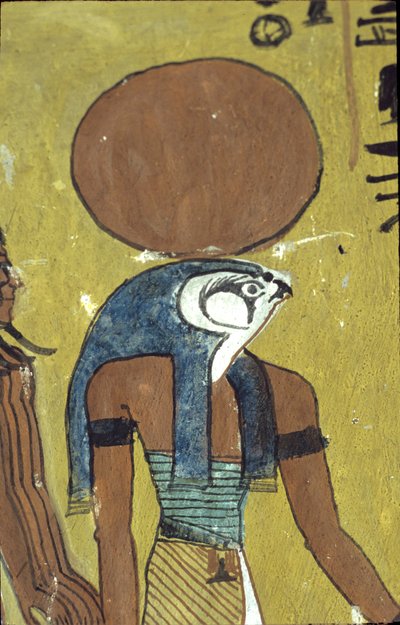 Oud Egypte, muurschildering, graf van Sennedjem, graf van de edelen, Thebe, Deir el Medina door Egyptian Egyptian
