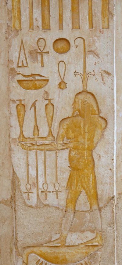 Dodentempel van Hatsjepsoet, Deir el-Bahari door Egyptian Egyptian
