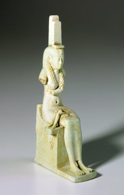 Amulet van Isis en Horus door Egyptian Ptolemaic Period