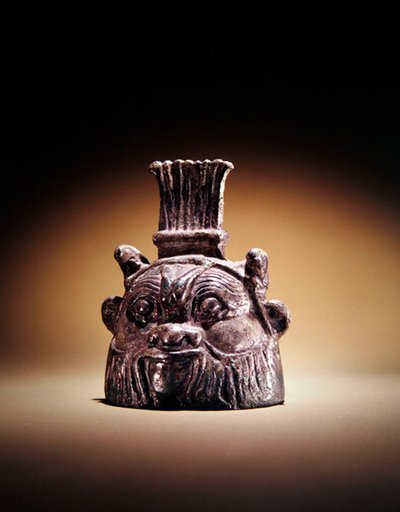 Bel in de vorm van Bes door Egyptian Ptolemaic Period