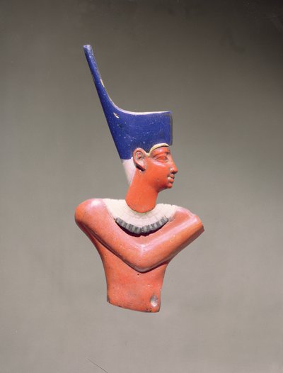 Inlegfiguur van een koning door Egyptian Ptolemaic Period