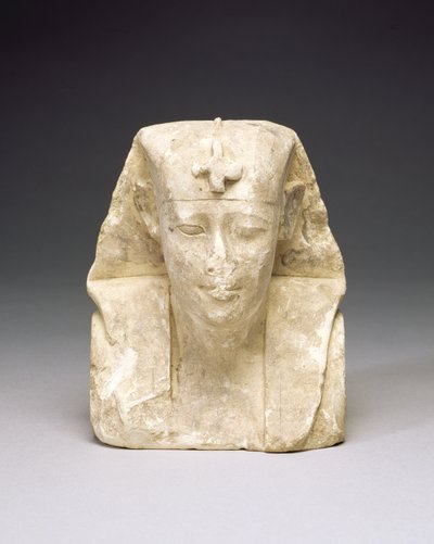 Beeldhouwersmodel van een koning, mogelijk Ptolemaeus I of II door Egyptian Ptolemaic Period