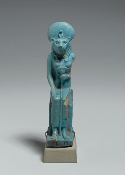Zittend figuur van Sekhmet, 305-30 v.Chr. door Egyptian Ptolemaic Period