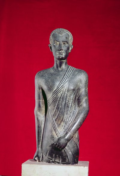 Beeld van Hor, uit Alexandrië, ca. 40 v.Chr. door Egyptian Ptolemaic Period