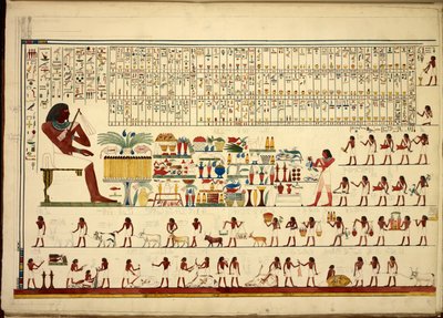Egyptische hiërogliefen, uit 