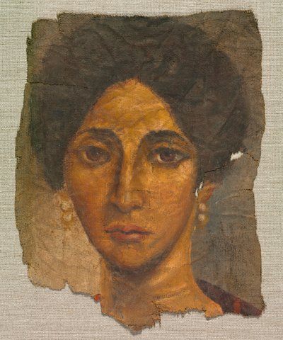 Grafportret van een Vrouw, ca. 138-192 door Egyptian School