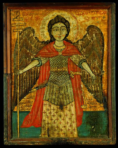 Icoon van de Aartsengel Michaël door Egyptian School