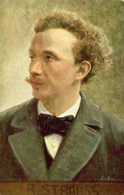 Ansichtkaart van Richard Strauss c.1914 door Eichhorn Eichhorn
