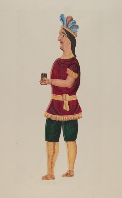 Sigarenwinkel Indiaan door Einar Heiberg