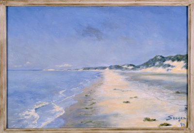 E. Hein, Een prachtige zomerdag in Skagen door Einar Hein