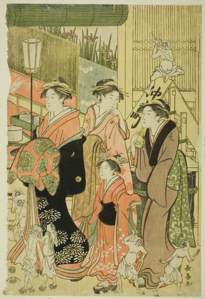 Goede en kwade invloeden door Eishōsai Chōki