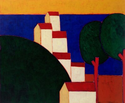 In de Provençaalse Alpen, 1999 door Eithne Contemporary Artist Donne