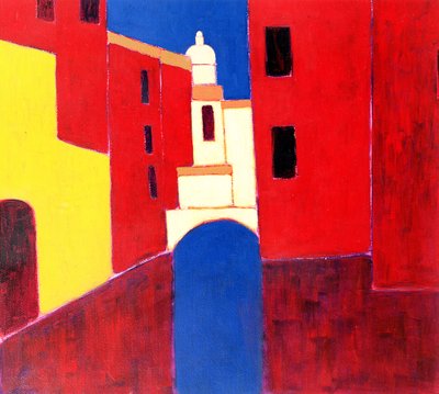 Rio in Cannaregio, Venetië, 1999 door Eithne Contemporary Artist Donne