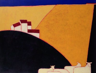 Toscaanse Campagna, 1999 door Eithne Contemporary Artist Donne