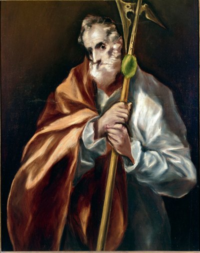Apostel Sint Judas Thaddeus door El Greco