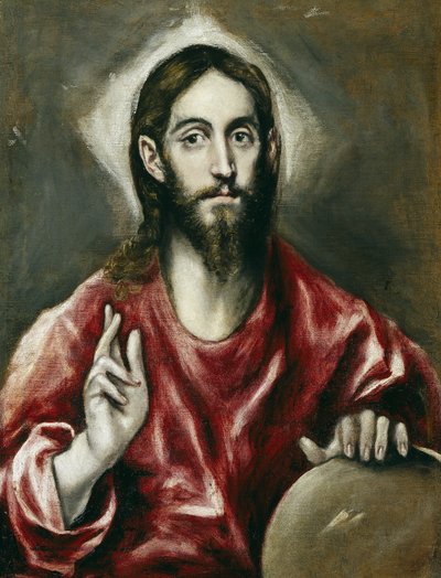 De Verlosser van de Wereld door El Greco