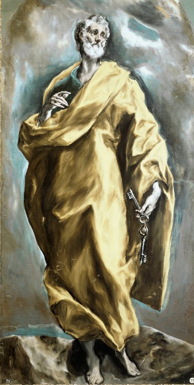 Sint Petrus de Apostel door El Greco