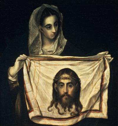 St. Veronica met de Heilige Lijkwade door El Greco