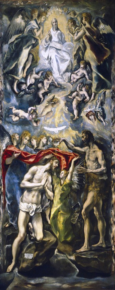 De Doop van Christus, ca. 1597 door El Greco