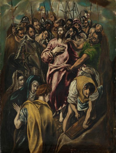De ontkleding van Christus, ca. 1600 door El Greco