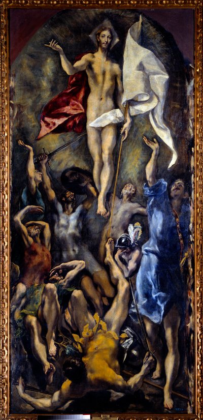 De opstanding van Christus door El Greco