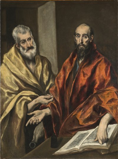 St. Petrus en St. Paulus door El Greco