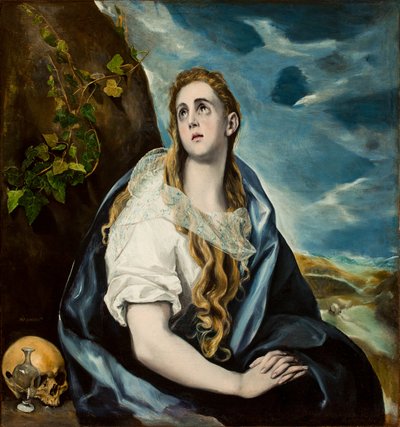 De Berouwvolle Magdalena, ca. 1577 door El Greco