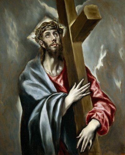 Christus draagt het kruis, ca. 1602 door El Greco