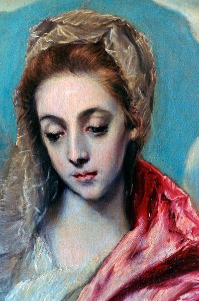 Heilige Familie met St. Anna (detail), ca. 1590-1595 door El Greco