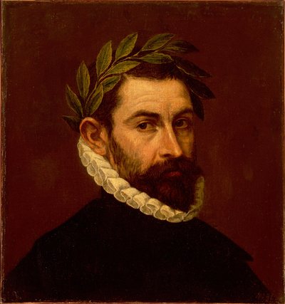 Portret van de Dichter Alonso de Ercilla y Zuniga 1533-1594, Tussen 1576 en 1578 door El Greco