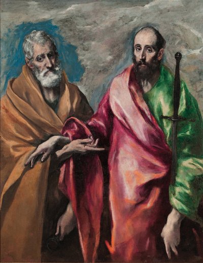 Sint Petrus en Sint Paulus door El Greco