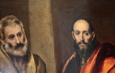 Heiligen Petrus en Paulus, ca. 1587-1592 door El Greco