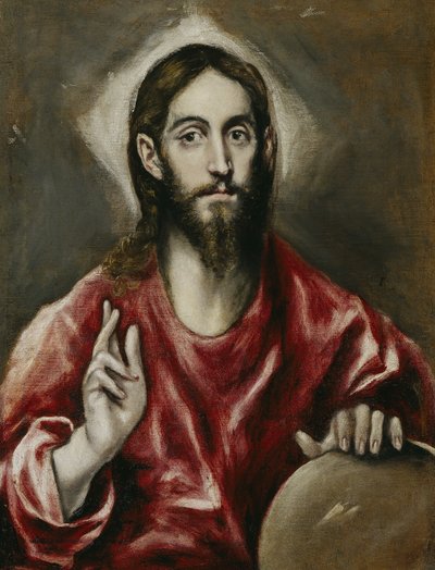 Salvator Mundi (Redder van de Wereld) door El Greco