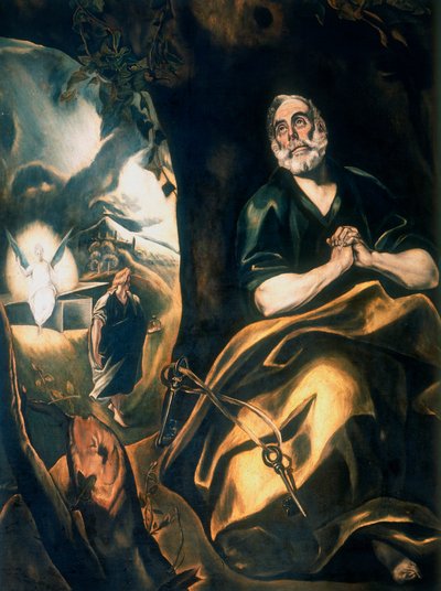 De tranen van Petrus door El Greco