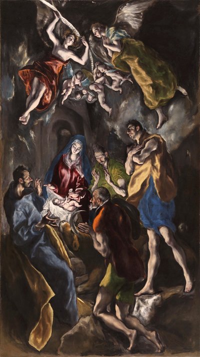 De Aanbidding der Herders door El Greco