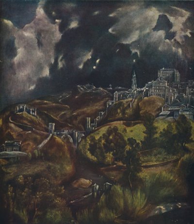 Toledo, Uitzicht op Toledo, 1599-1600, 1938 door El Greco