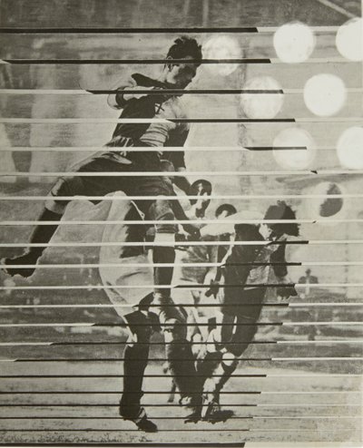 Voetballer door Eliezer Markowich Lissitzky