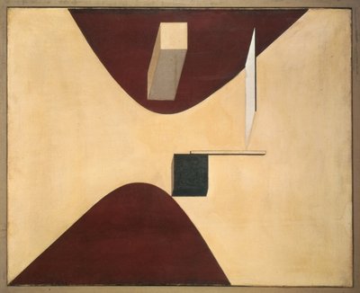 Proun P23, nr. 6 door Eliezer Markowich Lissitzky