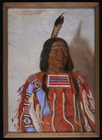 Chief American Horse door Elbridge Ayer Burbank