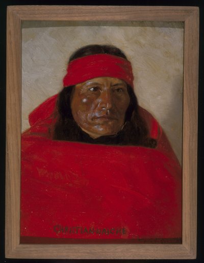 Christian-Naiche, ca.1899 door Elbridge Ayer Burbank