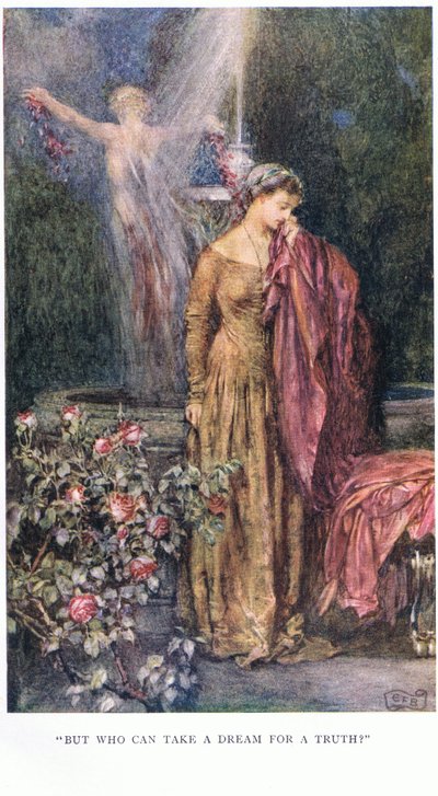 Maar wie kan een droom voor waarheid aannemen door Eleanor Fortescue Brickdale