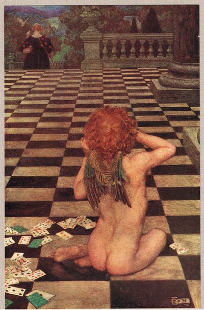Cupido en Campaspe, illustratie uit 